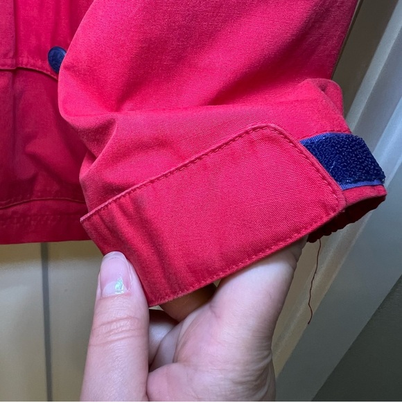 Pacific Trail Red Blue Jacket Coat Jacket Women Size Medium Full Zip Hood - Picture 5 of 13